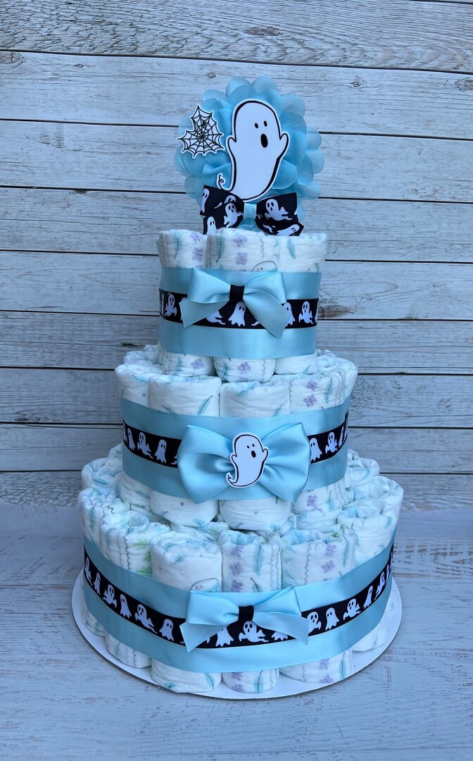 Edible Diaper Shaped Cake Square Baby Shower Cake Baby Shower Oh Baby Green Flowers Edible